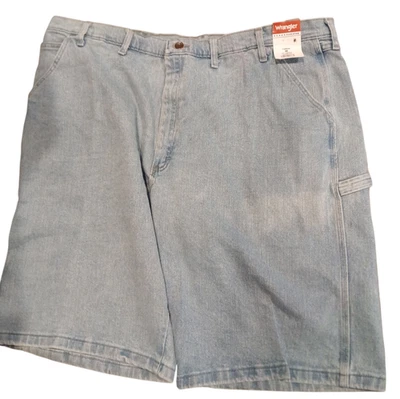 Pantalones Cortos de Denim Wrangler Five Star Para Hombre Azul Calce Relajado Carpintero Talla 46 Nuevos con Etiquetas. Foto 1 de 4