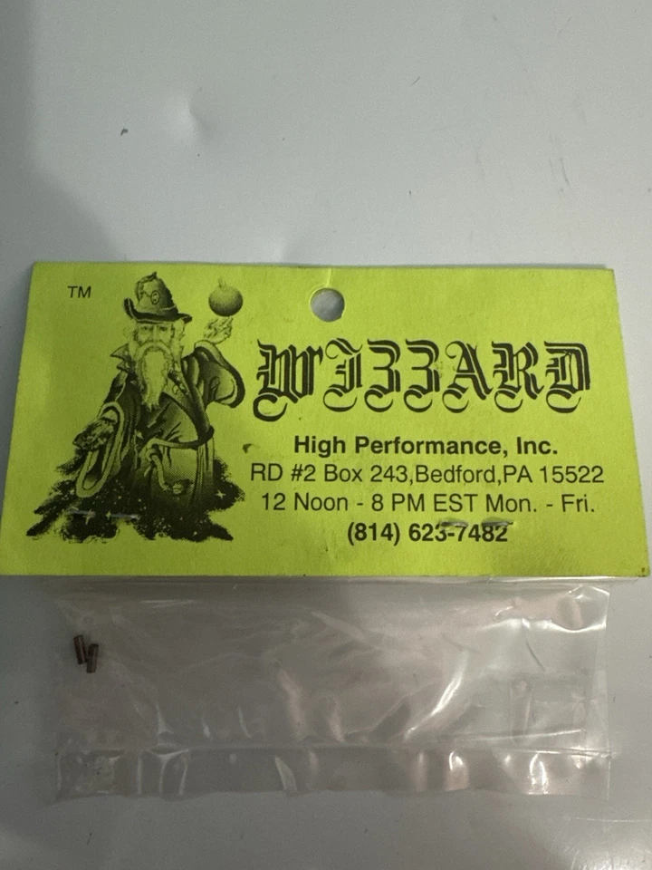 "PAR DE CEPILLOS DE MOTOR WIZZARD 80 % COBRE .178"" E06 SLOT CAR COMO NUEVO EN BOLSA SELLADA" Foto 1 de 2