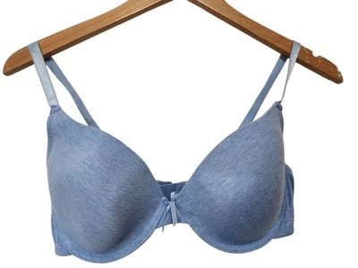 Sujetador camiseta acolchada para mujer talla 38C azul polvo con aros  Foto 1 de 4