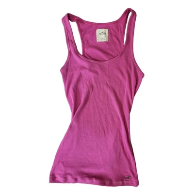 Vintage Y2K Hollister Pink Tank Top Cami Size M With Bird Logo On The Bottom - Image 1 of 4
