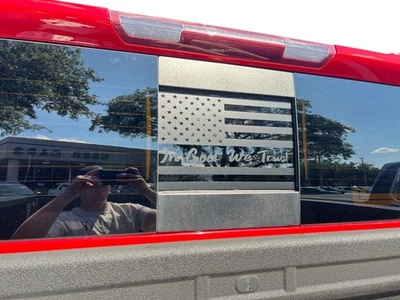 Calcomanías adhesivas de vinilo para GMC Sierra ventana trasera bandera gráficos rayas 2019-2025 Foto 1 de 4