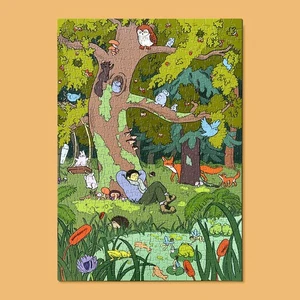 Puzzle 500 Teile Dormi Fiorellino Art By Celine Moya - Bild 1 von 2