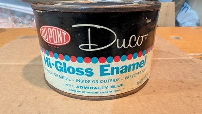 Dupont Duco Hi-Gloss Enamel ADMIRALTY BLUE 342C 16 oz. Can - Image 1 of 4