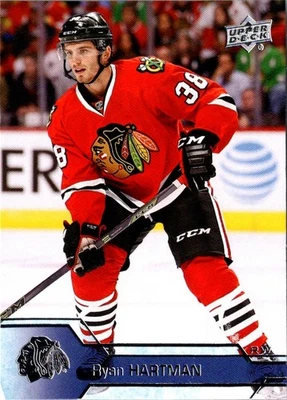 2017 Upper Deck Ryan Hartman #295 Chicago Blackhawks Hockey Card - Image 1 of 2