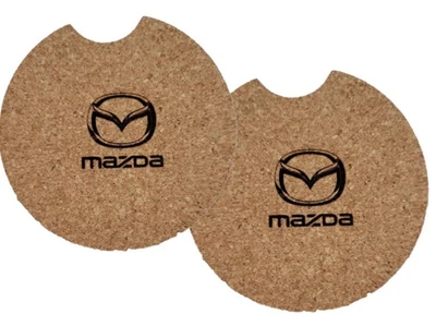 Almohadilla impermeable para posavasos de corcho con logotipo de Mazda (juego de 2) Foto 1 de 2
