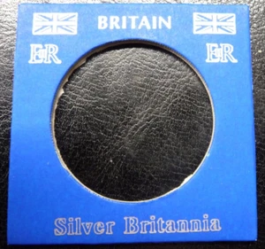Insertos de exhibición vacíos para moneda Britannia de plata .958 de 1 oz 1997-2012 tamaño 40 mm - Imagen 1 de 2