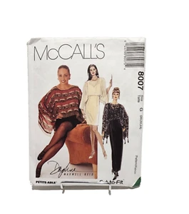 McCall's #8007 Sz G 20, 22, 24 Misses Dress In Two Lengths Cover Up Uncut FF - Picture 1 of 5