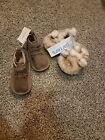 NWT Baby Carter's Just One Fuzzy  Bear Slippers  3-6 Month,Brown Old Navy Boot