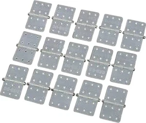 DU-BRO Small Nylon Hinges 15/pkg Hinge Pin Locked in Place RC Parts New No. 119 - Picture 1 of 2