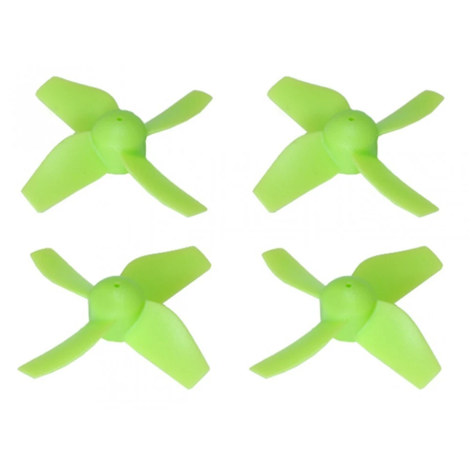 Juego de hélices de plástico Microheli de 4 palas 31 mm/1,0 mm eje CW/CCW (VERDE) Foto 1 de 1