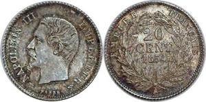 NAPOLEON III 20 CENTIMES 1854 A F.148 SUP+++ - Imagen 1 de 1