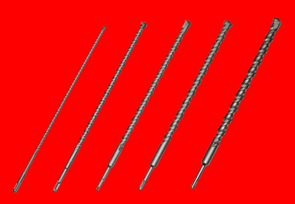 *Sonderauktion* 5 x SDS-Plus Hammerbohrer Betonbohrer Ø 8mm - 22mm x 460mm Lang  - Bild 1 von 1
