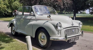 1959 MORRIS MINOR CONVERTIBLE ~ RARE PEARL GREY ~ SUPER WEDDING CAR ~ LOVELY!!!! - Picture 1 of 23