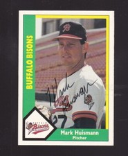 1990 CMC Mark Huismann Autograph #4 Buffalo Bisons