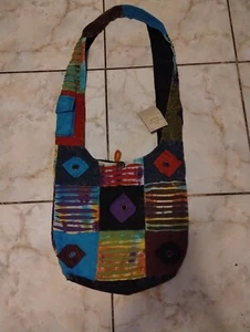 The Collection Royal Boho Hippie Crossbody Purse Pockets Travel Tote Bag NEW - Picture 1 of 22