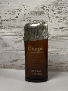 CHAPS by Ralph Lauren Aftershave 1oz Original Formula Broken Cap See Picture - Picture 1 of 5