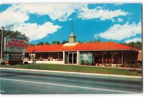 Postal Howard Johnson's Ice Cream 28 sabores restaurante punto de referencia años 50 genérico - Imagen 1 de 2