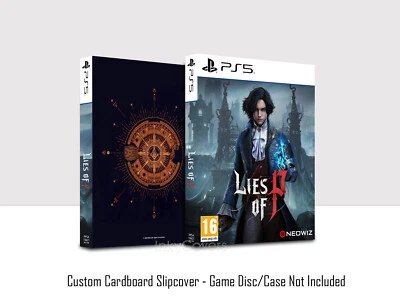 Lies of P PS5 Custom Cardboard Slip Cover Sleeve Steelbook Protector - Image 1 of 2