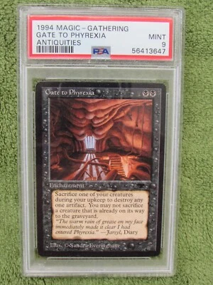 MAGIC THE GATHERING - GATE TO PHYREXIA - PSA 9 - MINT!!! - Image 1 of 3