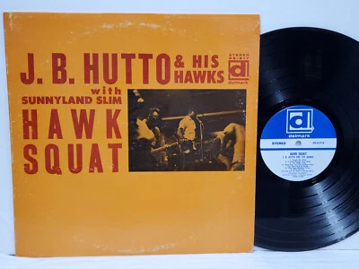 J.B. Hutto & His Hawks With Sunnyland Slim - Hawk Squat LP - Delmark EX Vinyl Foto 1 de 4