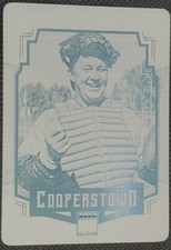GABBY HARTNETT 2015 Panini Cooperstown HOF Chronicles PRINTING PLATE SP 1/1 Cubs