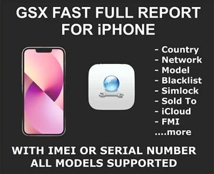 Info Check For iPhone, Network, Carrier, Sold By, Warranty, Fmi, All Models - Picture 1 of 5