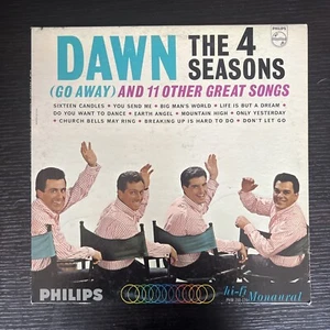 The 4 Seasons Dawn LP Phillips Mono Frankie Valli Earth Angel You Send Me - Picture 1 of 6