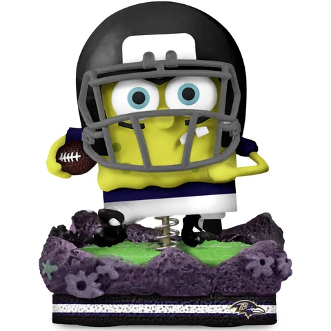 SpongeBob Squarepants Baltimore Ravens Gridiron Great Bobblehead NFL Cover