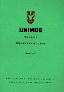 Unimog Ersatzteilliste Unimog 2010 -  204001001 (35001) - Bild 1 von 1