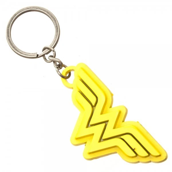 Wonder Woman Logo DC Comics Official Licensed Enamel Metal Keychain Key Ring