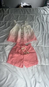 Bonnie Jean 2 Pc Short Set Sz 6 - Picture 1 of 6