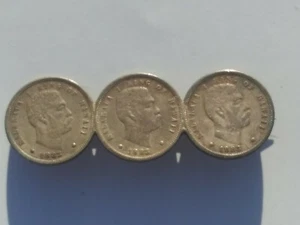 Vintage Hawaiian 1883 Silver Dimes Brooch - Picture 1 of 4