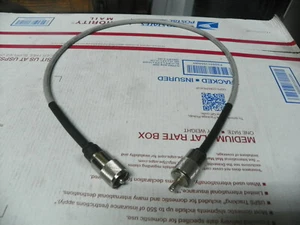 RG-8X  COAX  1 EACH 2 FT JUMPER CABLE W DOUBLE SHIELD  PL259 TO  PL259 USA MADE - Picture 1 of 7