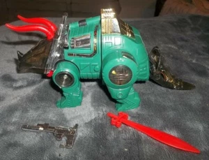 Vintage TRANSFORMERS Dinobot Green Slag mit Energo Schwert & Elektron Blaster - Bild 1 von 5