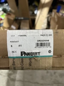 NEW Panduit Panduct PanelMax White DRD22WH6, 6'L x 6.25"W x 2.15"H - Picture 1 of 1