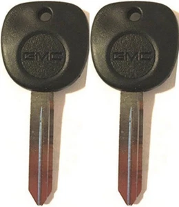 2 New OEM Original GMC Key Blanks Pair UNCUT 15026222 598009 Yukon Envoy Safari - Foto 1 di 1