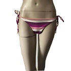 Agua Bendita Women's Size M Tammy Palette Wisteria stripes Bikini Bottom, NWT