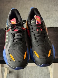 Mens 13 Puma RS-X  Sunset black-fizzy apple-sunset - Picture 1 of 7