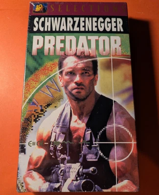 Predator VHS New Sealed 20th Century Fox Selections Arnold Schwarzenegger Movie - Image 1 of 2