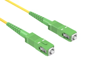 Cable de fibra óptica monomodo OS2 SC/APC a SC/APC Simplex 9/125 - Imagen 1 de 2