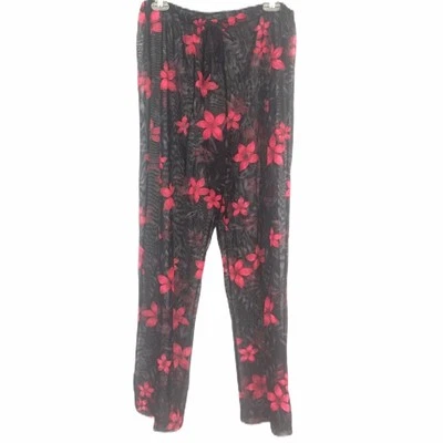 Pantalones de encubrimiento de traje de baño transparentes florales de Carol Wior  Foto 1 de 4