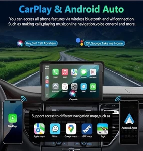 Carpuride V3R, Portable Carplay, Airplay & Android Auto, 7" 1080P Touchscreen - Bild 1 von 8