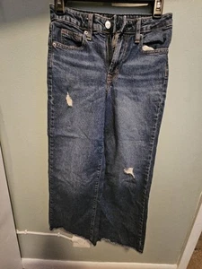 Gap Wide Leg Jeans Low Rise Size Girls 14 - Picture 1 of 5