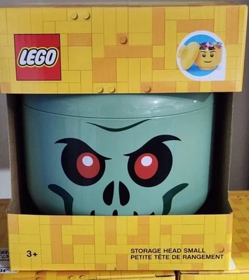 LEGO Storage Head Halloween Decor Special Edition Zombie SMALL (6x6in) - Image 1 of 2