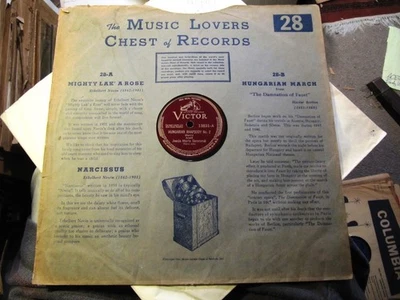 1941 Puerto Rican JESUS MARIA SANROMA PIANO LISZT Hungarian RHAPSODY VIC 13831 - Image 1 of 4