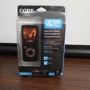 Reproductor multimedia digital Coby MP610 negro (4 GB) sellado de fábrica 2008 nuevo B - Imagen 1 de 2
