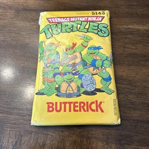 Vintage Butterick 5143 Teenage Mutant Ninja Turtles Costume Sewing Pattern - Picture 1 of 3