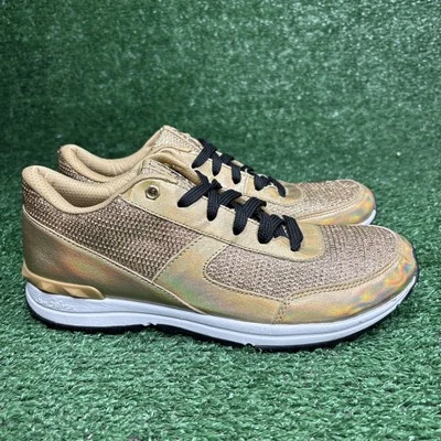 Sam Edelman Women’s Dax Metallic Sneakers Gold Size 8 - NEW - Image 1 of 4