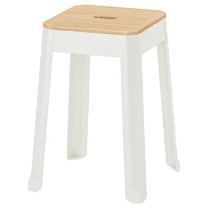 IKEA TRÄNNÖ Stool White Pine Scandinavian Wooden Furniture Kitchen Home Interior - Picture 1 of 5
