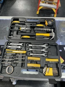 148 Pezzi Set di Attrezzi Kit di Utensili Manuale Generale con Cassetta degli Attrezzi in Plastica, A... - Foto 1 di 3